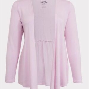 Torrid Super Soft Light Pink Fleece Top